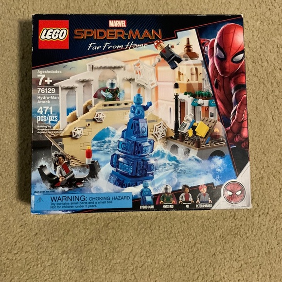 Hydro Man Spiderman Lego Far From Home Sets New In Box Spider-Man